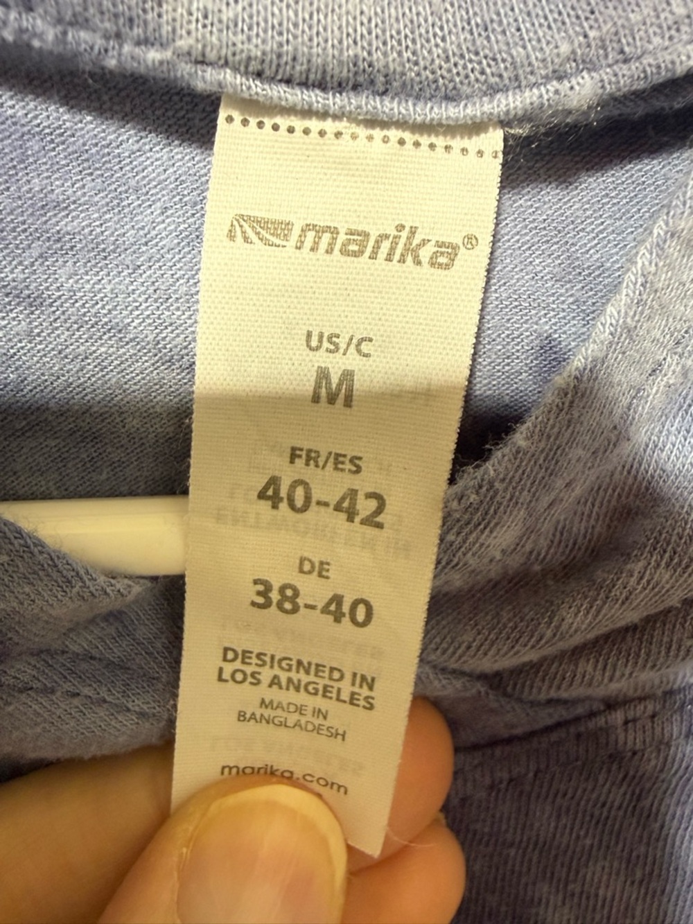 Marika Light Blue Pullover Top - Picture 2 of 3